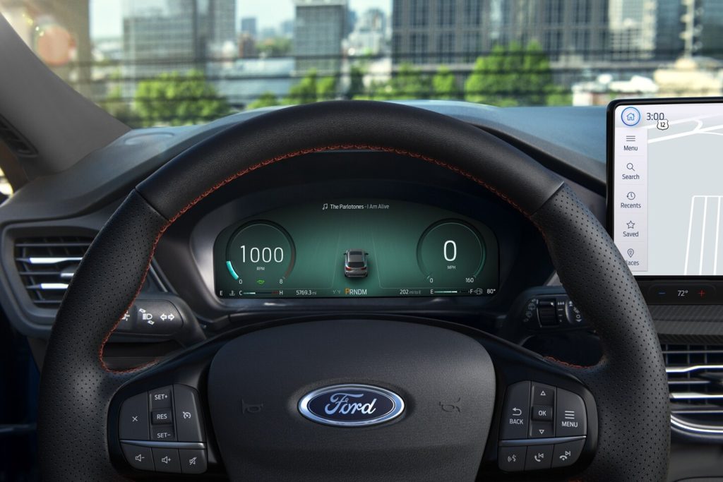 2023 Ford Escape interior vehicle instrument console