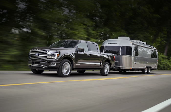 2024 Ford F-150 Towing a Trailer