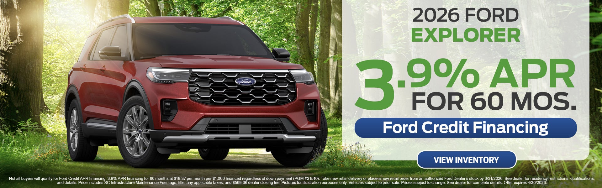 2026 Ford Explorer for Sale in Rock Hill, SC