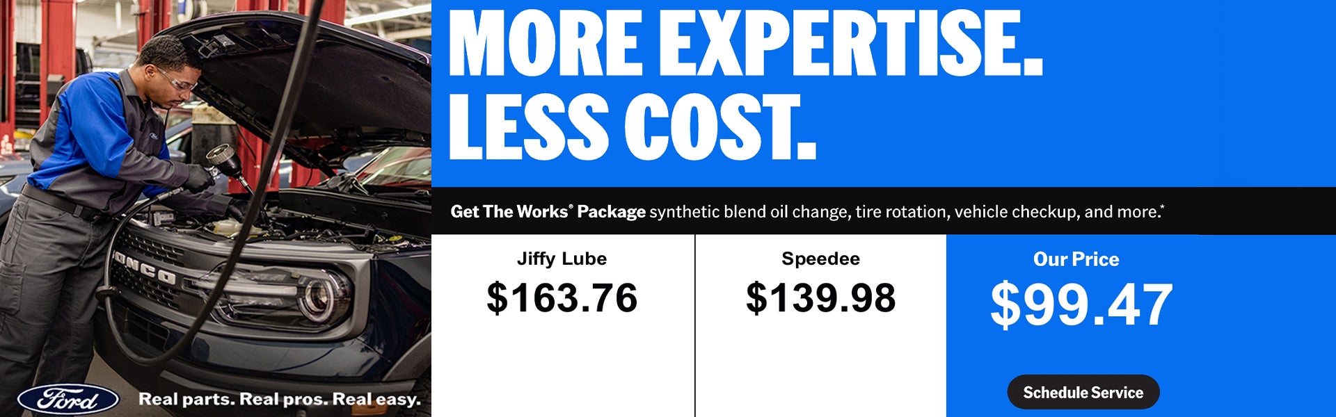 More Expertise. Less Cost.