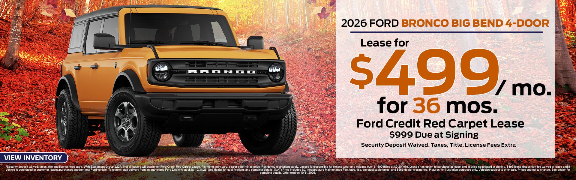 2026 Ford Bronco Big Bend