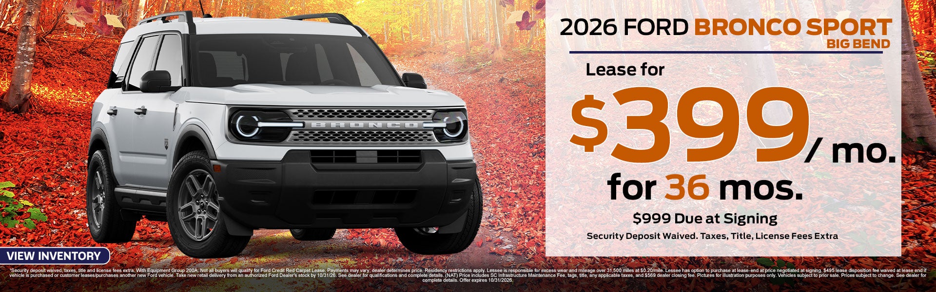 2026 Ford Bronco Sport
